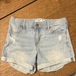 abercrombie kids Light Blue Jean Shorts